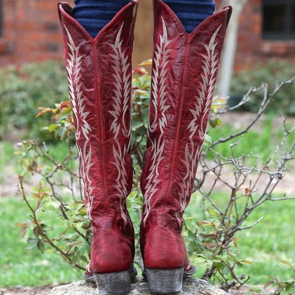 Old Gringo | Mayra Boots in Red - Size 8 - Picture 7 of 8